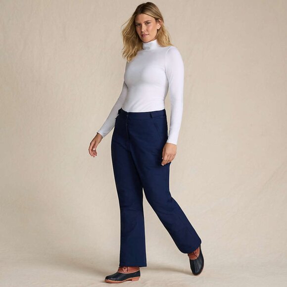 Lands' End Petite Snow Pant XL - Navy - Picture 2 of 2